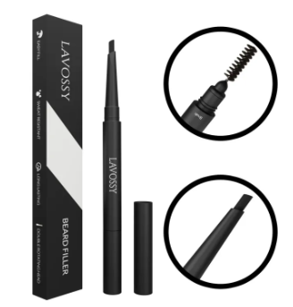 LAVOSSY Beard Filler Pencil (Light Brown) for Men